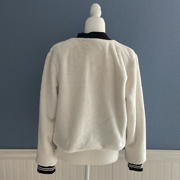 Disney Mickey Mouse Faux Fur Bomber Jacket - Picture 4 of 13